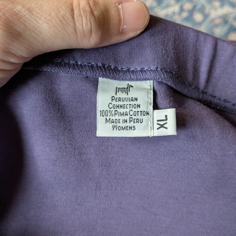 Peruvian Connection Purple Maxi Skirt - Picture 5 of 6